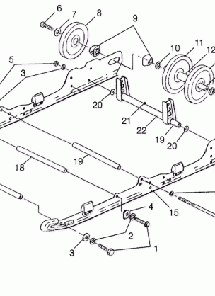 SUSPENSION 600 XCR 0985677 (4943164316B010)