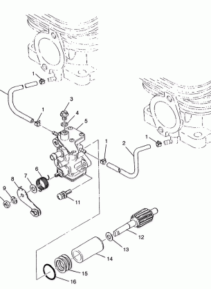 OIL PUMP SPORT 0980443 and SPORT TOURING 0980243 (4942054205C011)