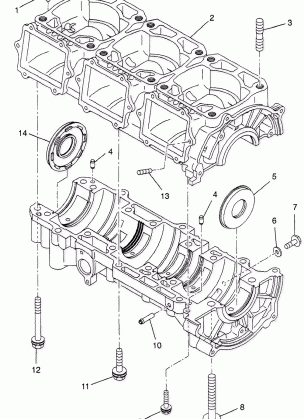 CRANKCASE - E985678 (4943114311C010)