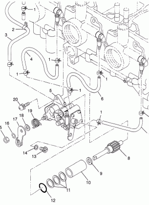 OIL PUMP 700 XCR 0985678(A) and EUROPEAN 700 XCR E985678 (4943114311D003)