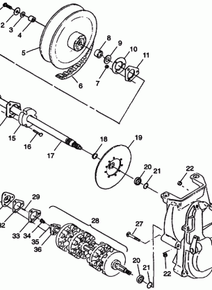 DRIVE TRAIN 700 XCR 0985678(A) and EUROPEAN 700 XCR E985678 (4943114311B008)