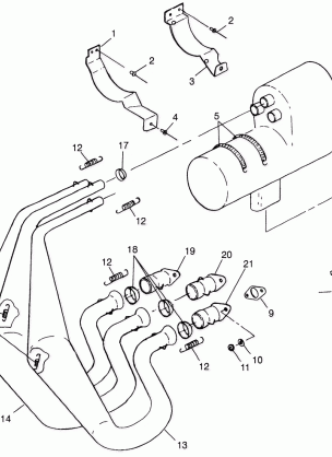 EXHAUST SYSTEM - E985678 (4943114311C002)