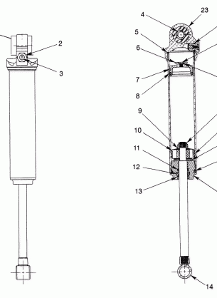 FOX SHOCK - GAS REAR - E985678 (4943114311C009)