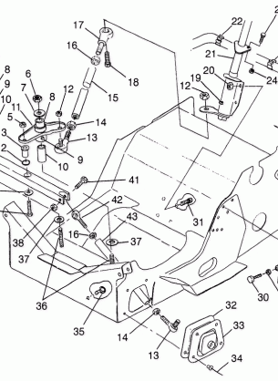 STEERING 700 XCR 0985678(A) and EUROPEAN 700 XCR E985678 (4943114311B005)