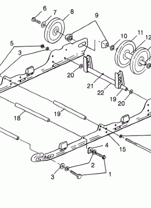 SUSPENSION 700 XCR 0985678(A) and EUROPEAN 700 XCR E985678 (4943114311B010)