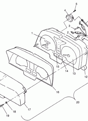 INSTRUMENTS 700 XCR 0985678(A) and EUROPEAN 700 XCR E985678 (4943114311A013)