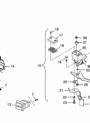 CONTROLS 700 XCR 0985678(A) and EUROPEAN 700 XCR E985678 (4943114311B001)