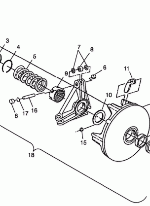 DRIVE CLUTCH - 0985776 (4942164216c001)