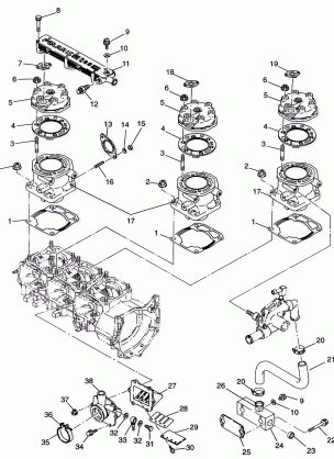 CYLINDER and MANIFOLD - 0985782 (4943674367c013)