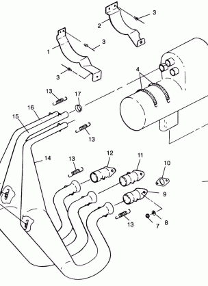 EXHAUST SYSTEM - 0985782 (4943674367c003)