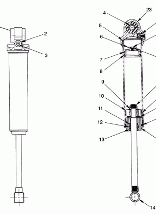 FOX SHOCK - GAS REAR - 0985782 (4943674367c007)