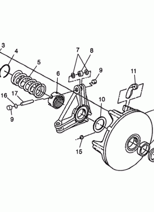 DRIVE CLUTCH - 0986778 (4943554355b013)