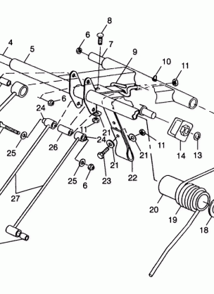 REAR TORQUE ARM - 0980958 (4944634463b013)