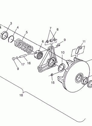 DRIVE CLUTCH - E981766 (4944154415C003)