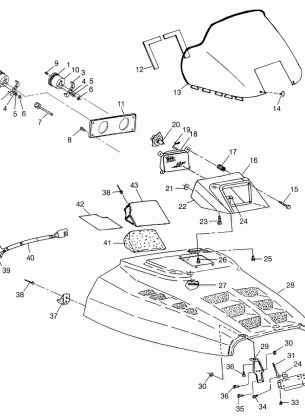 HOOD 700 XC 0981766 and EUROPEAN 700 XC E981766 (4944154415A009)