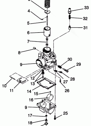 CARBURETOR WIDETRAK LX 0982065 and EUROPEAN WIDETRAK LX E982065 (4943884388C013)