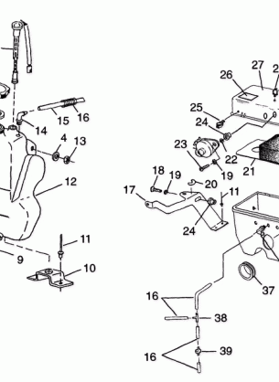 OIL TANK  /  AIR BOX 500 INDY 0982764(A)(B) and EUROPEAN 500 INDY E982764A (4942104210C006)