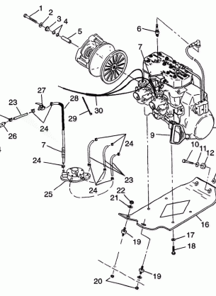 ENGINE MOUNTING 500 INDY 0982764(A)(B) and EUROPEAN 500 INDY E982764A (4942104210C002)