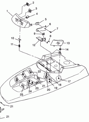 HOOD - HEADLIGHT 500 INDY 0982764(A)(B) and EUROPEAN 500 INDY E982764A (4942104210B001)