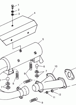 EXHAUST SYSTEM - E983133 (4941934193b014)