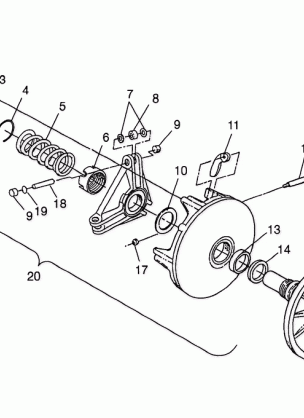 DRIVE CLUTCH - 0983365 (4942484248c002)