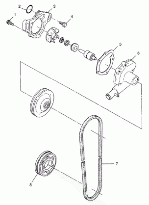 WATER PUMP - E983365 (4942484248c012)