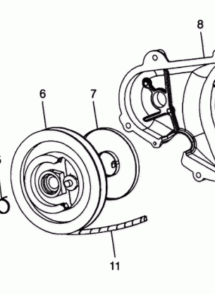 RECOIL STARTER 600 RMK 0980958 and  EUROPEAN 600 RMK E980958 (4944634463C013)