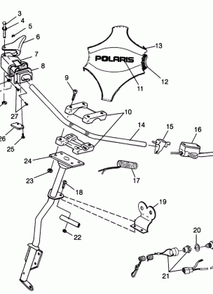 STEERING - HANDLEBAR - E980958 (4944634463b004)