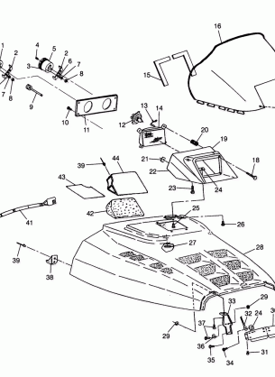 HOOD 600 RMK 0980958 and EUROPEAN 600 RMK E980958 (4944634463A009)