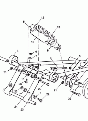 FRONT TORQUE ARM - 0980961 (4942214221b011)