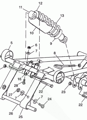 FRONT TORQUE ARM - 0980966 (4943724372b012)