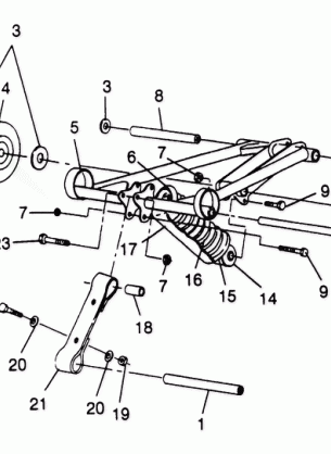 FRONT TORQUE ARM TRAN SPORT 0970143 and EUROPEAN TRAN SPORT E970143 (4938293829B011)