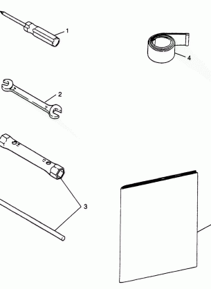 TOOL KIT TRAN SPORT 0970143 and EUROPEAN TRAN SPORT E970143 (4938293829C013)