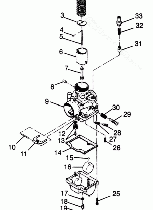 CARBURETOR Trail RMK 0970961 (4938333833C009)