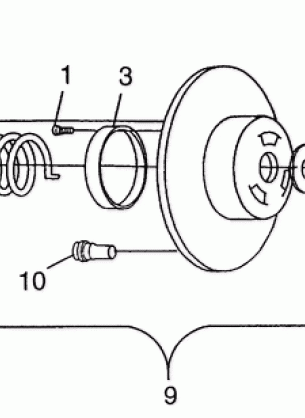 DRIVEN CLUTCH 440 XCR 0971660 (4937893789B013)