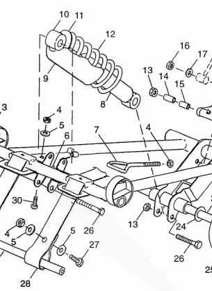 FRONT TORQUE ARM 440 XCR 0971660 (4937893789B010)