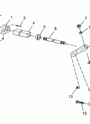 TORSION BAR 440 XC 0971760 (4937873787B001)