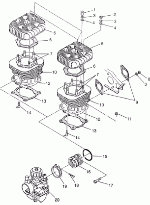 CYLINDER WIDETRAK GT 0972061 and EUROPEAN WIDETRAK GT E972061 (4938173817C006)