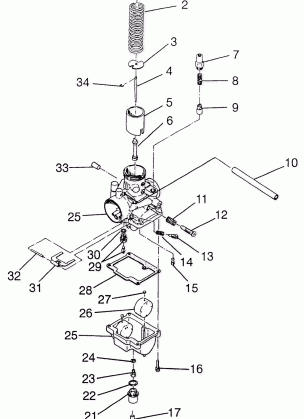 CARBURETOR WIDETRAK GT 0972061 and EUROPEAN WIDETRAK GT E972061 (4938173817C008)