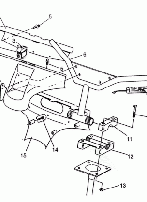 STEERING - HANDLEBAR  TRAIL TOURING 0972262 and  EUROPEAN TRAIL TOURING E97 (4938313831B006)