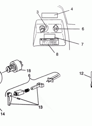 IGNITION and WIRE HARNESS TRAIL TOURING 0972262 and EUROPEAN TRAIL TOURING (4938313831B002)