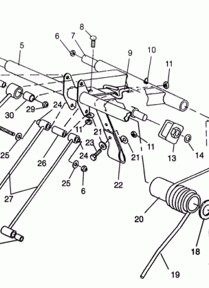 REAR TORQUE ARM TRAIL 0972761 and EUROPEAN TRAIL E972761 (4938313831C008)