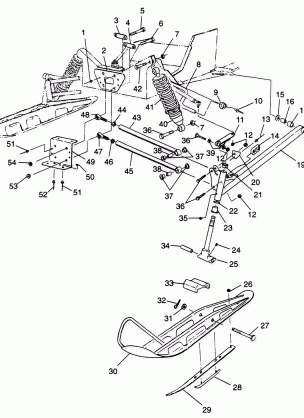 FRONT SUSPENSION and SKI CLASSIC TOURING 0973365 and EUROPEAN CLASSIC TOURI (4938493849B002)