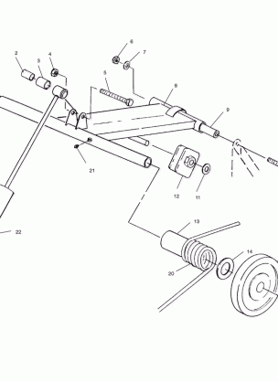 REAR TORQUE ARM - 0973433 (4938273827B010)