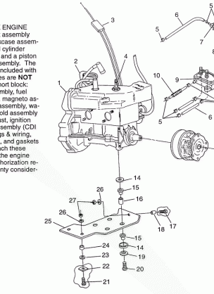 ENGINE MOUNTING - 0973433 (4938273827B013)