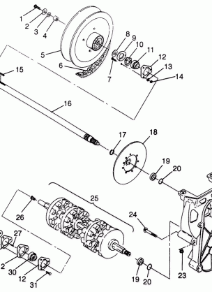 DRIVE TRAIN XLT LTD SP 0973776 (4940074007B007)