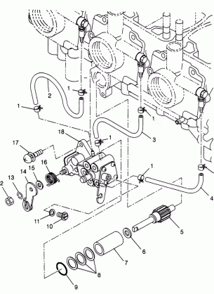 OIL PUMP ULTRA TOURING 0975378 and EUROPEAN ULTRA TOURING E975378 (4938133813D003)