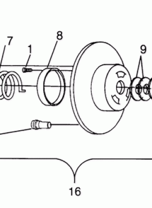 DRIVEN CLUTCH ULTRA TOURING 0975378 and EUROPEAN ULTRA TOURING E975378 (4938133813C006)