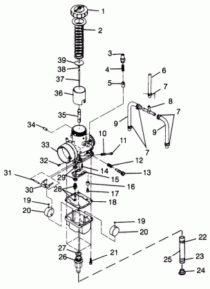 CARBURETOR ULTRA TOURING 0975378 and EUROPEAN ULTRA TOURING E975378 (4938133813D001)