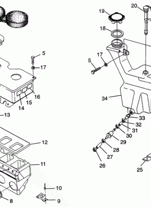 OIL TANK  /  AIR BOX - H975677 (4937963796C005)